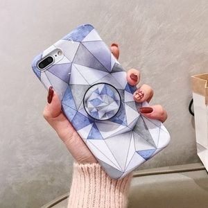NEW iPhone Max/XR/X/XS/7/8/Plus Marble W/ Holder